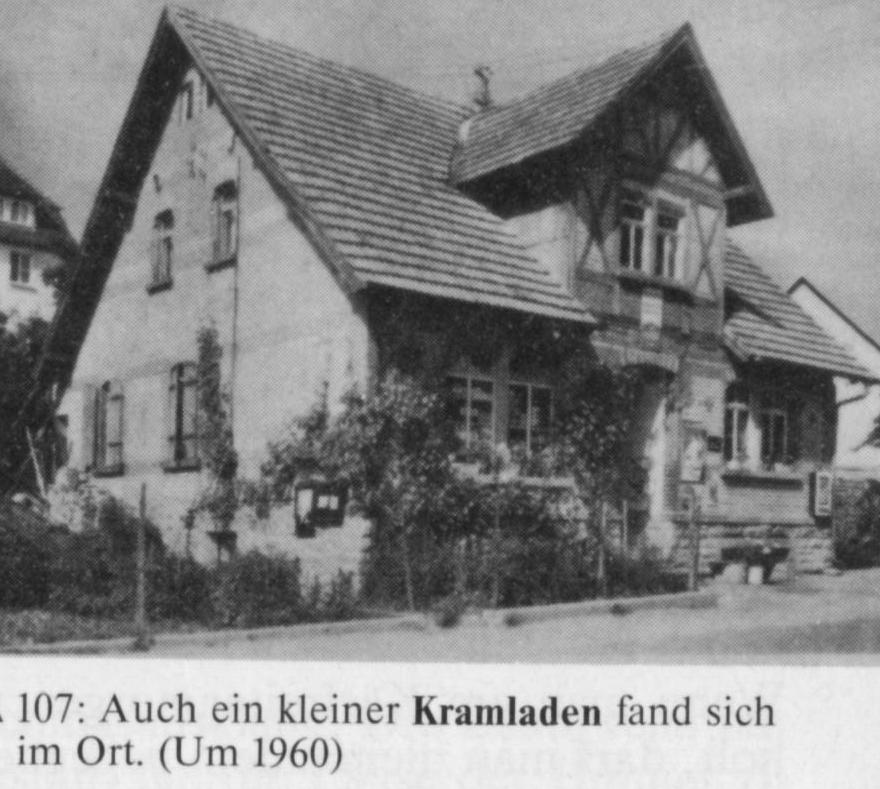 Kaufladen ca. 1960 an der Berstaler Strae